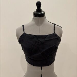 Zara Black Crop Top